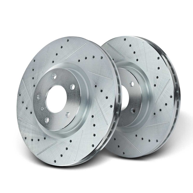 Front Drilled Brake Rotors for Nissan Murano 05-14 Altima INFINITI EX35 M56 Q70