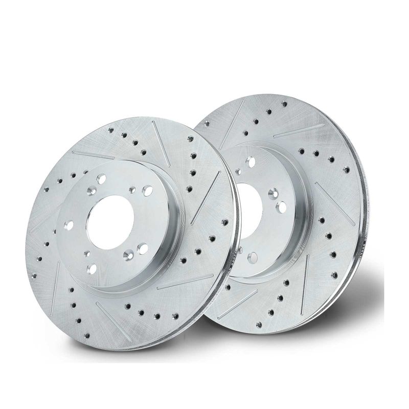 Front Drilled Brake Rotors for Honda Accord 1998-2017 Civic Element Acura Csx