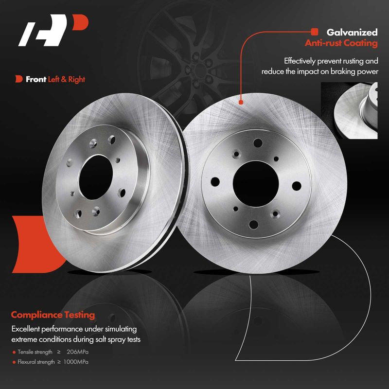 Front Disc Brake Rotors for Honda Accord 1998-2002 Prelude Acura CL 1998 1999