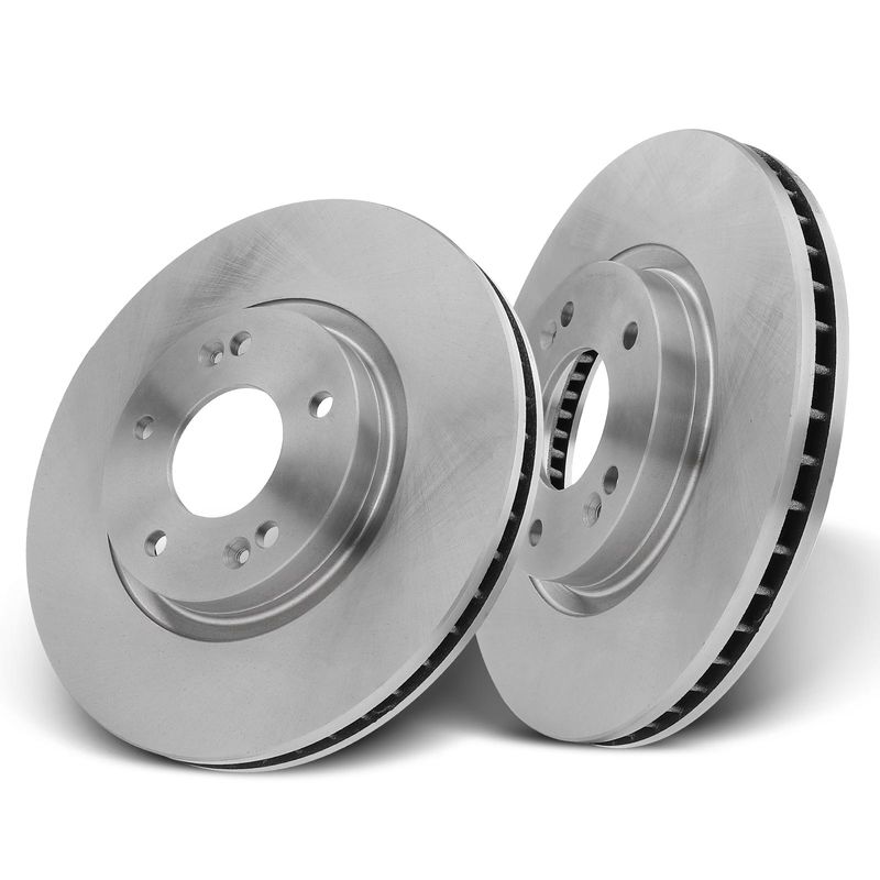 Front Disc Brake Rotors for Hyundai Santa Fe 2007-2009 with 5 Holes