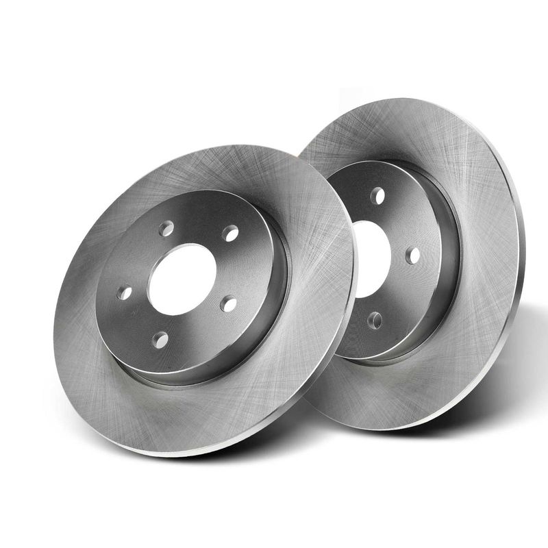 Rear Disc Brake Rotors for Jaguar X-Type 2002-2008 5-Stud Wheel