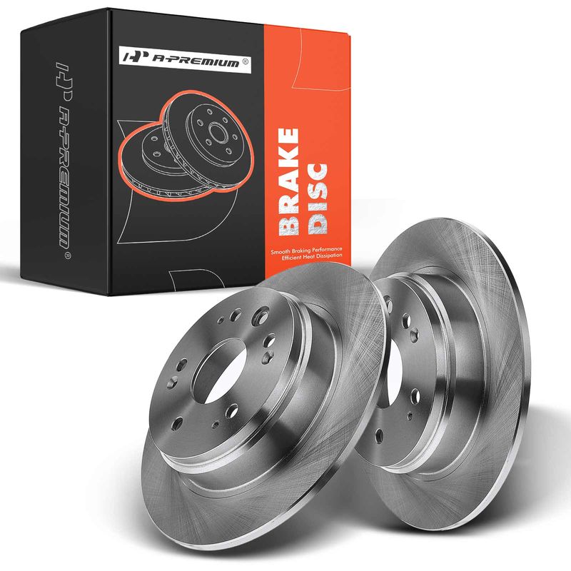 Rear Disc Brake Rotors for Honda CR-V 2002 2003 2004 L4 2.4L