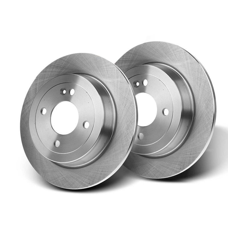Rear Disc Brake Rotors for Hyundai Accent 12-21 Kia Rio 12-18 Attitude 1.4L 1.6L
