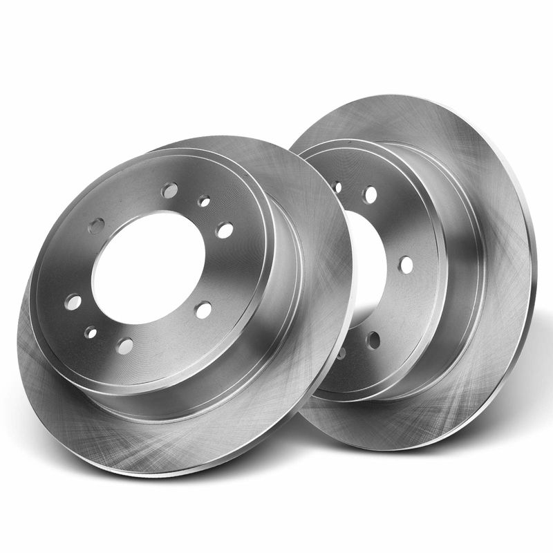 Rear Disc Brake Rotors for Hummer H3 2006-2010 H3T 2009-2010 3.5L 5.3L