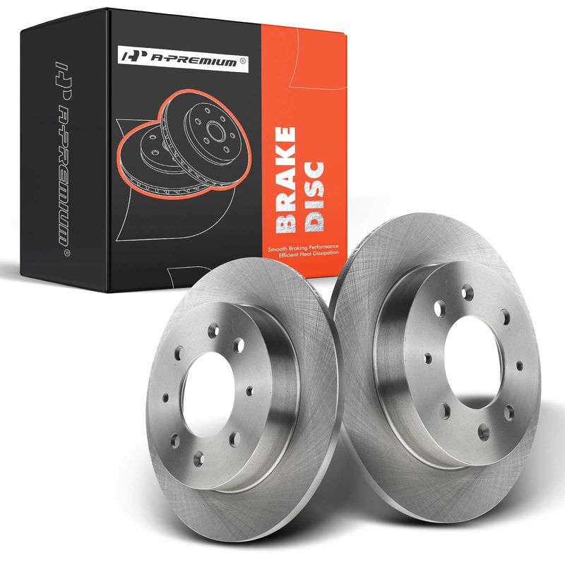 Rear Disc Brake Rotors for Kia Spectra 2004-2009 Spectra5 L4 2.0L
