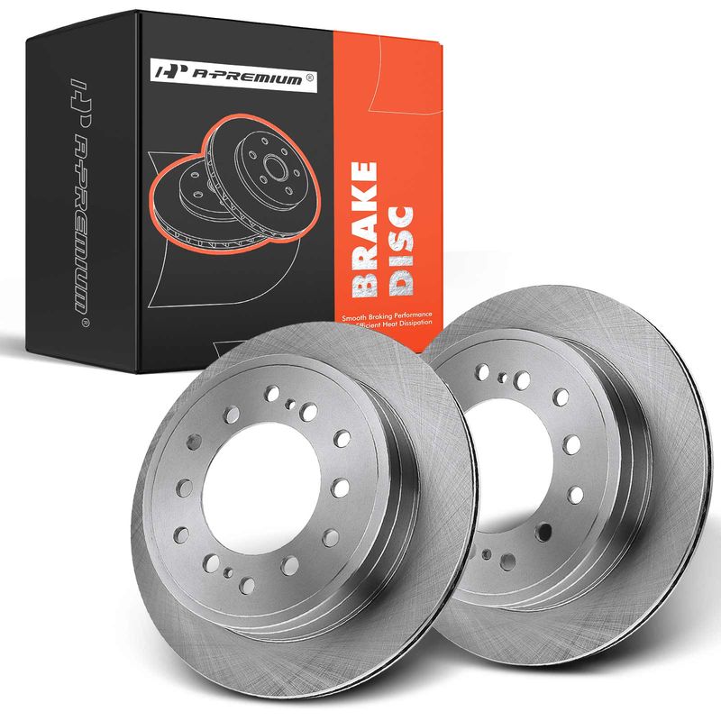 Rear Disc Brake Rotors for Lexus GX470 4Runner 03-09 FJ Cruiser 07-09 Sequoia