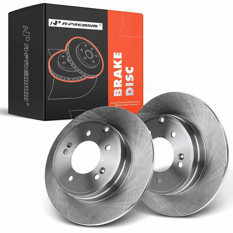 Rear Disc Brake Rotors for Hyundai Sonata 05-18 Azera Tucson Kia Optima Cadenza