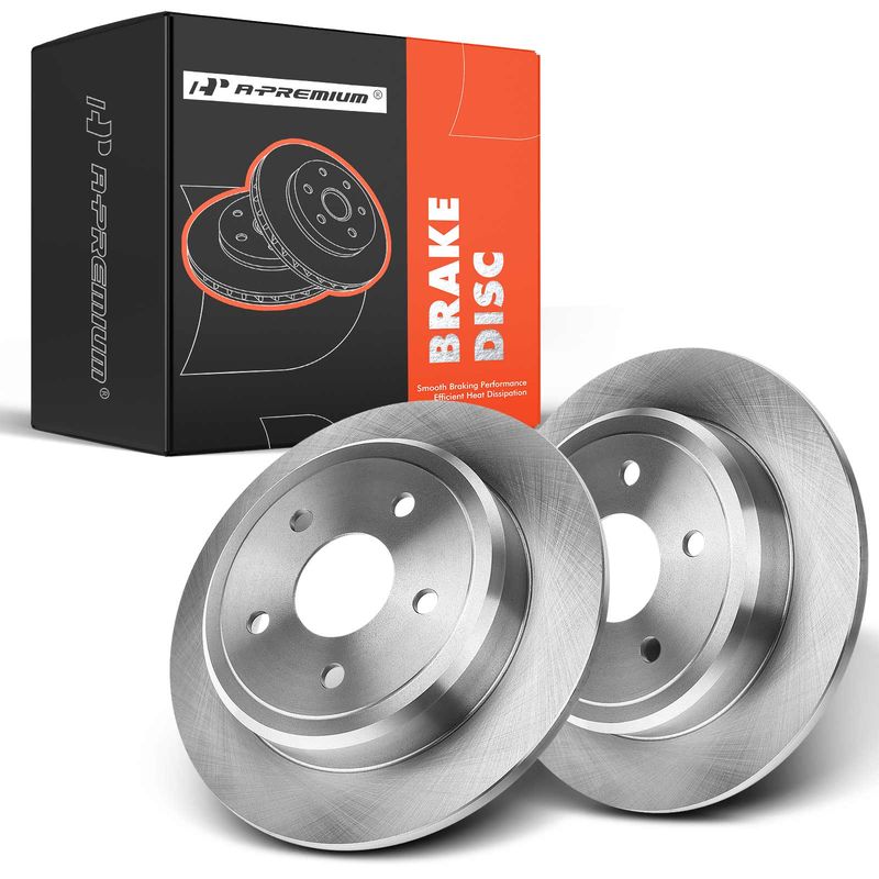 Rear Disc Brake Rotors for Jeep Commander 2006-2010 Grand Cherokee 2005-2010