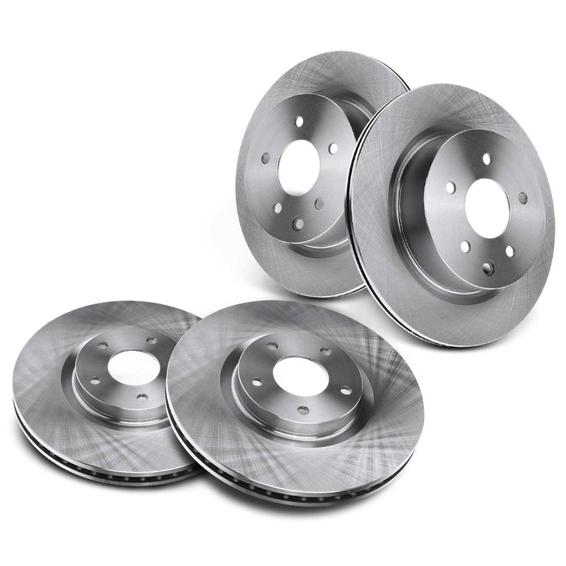 Front & Rear Disc Brake Rotors for Nissan Maxima 2009-2014 2016-2022