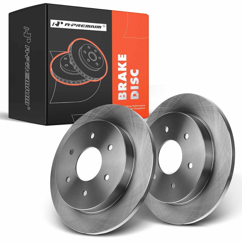 Rear Disc Brake Rotors for INFINITI QX56 04-10 Nissan Armada 05-15 Titan V8 5.6L