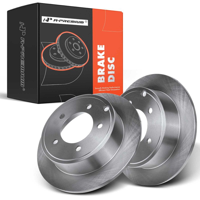 Rear Disc Brake Rotors for Jeep Patriot 07-17 Mitsubishi Lancer Dodge Chrysler