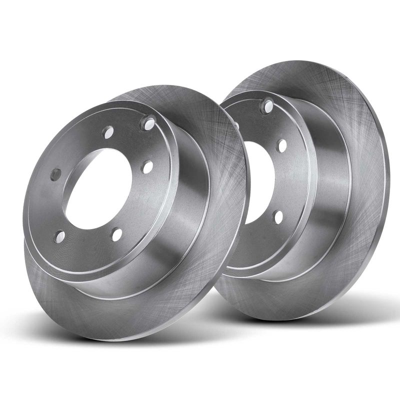 Rear Disc Brake Rotors for Jeep Patriot 07-17 Mitsubishi Lancer Dodge Chrysler