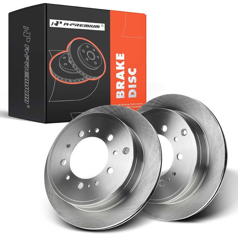 Rear Disc Brake Rotors for Toyota Land Cruiser 08-21 Sequoia Tundra Lexus LX570