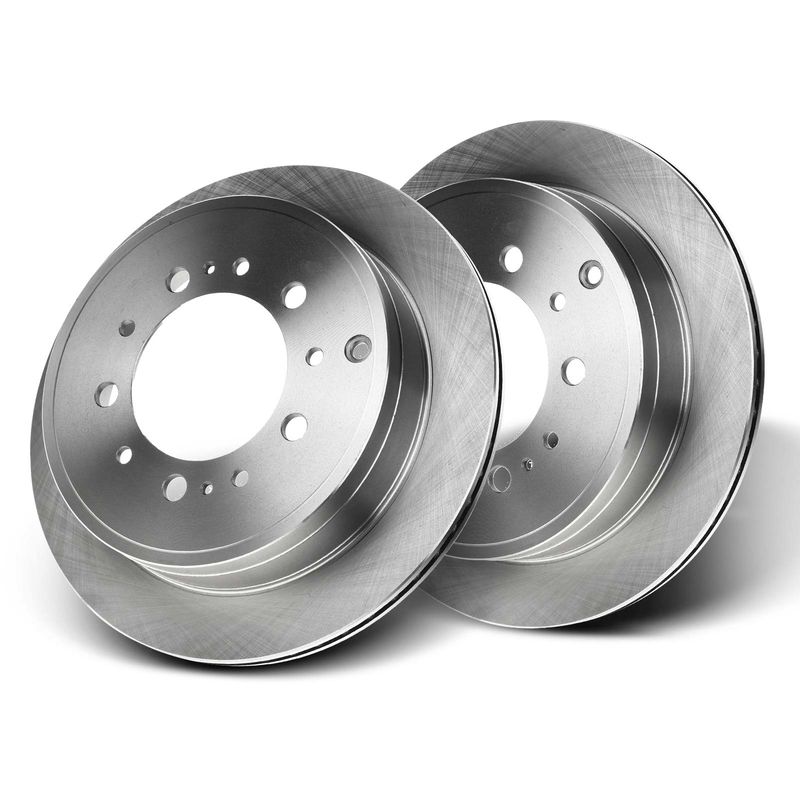 Rear Disc Brake Rotors for Toyota Land Cruiser 08-21 Sequoia Tundra Lexus LX570