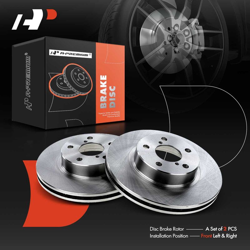 Front Disc Brake Rotors for Subaru Impreza 1994 1995 1996-2001 Legacy 1990-2001
