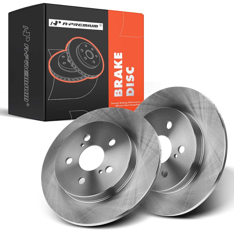 Rear Disc Brake Rotors for Toyota Corolla 09-20 Matrix Prius Pontiac Lexus 259MM