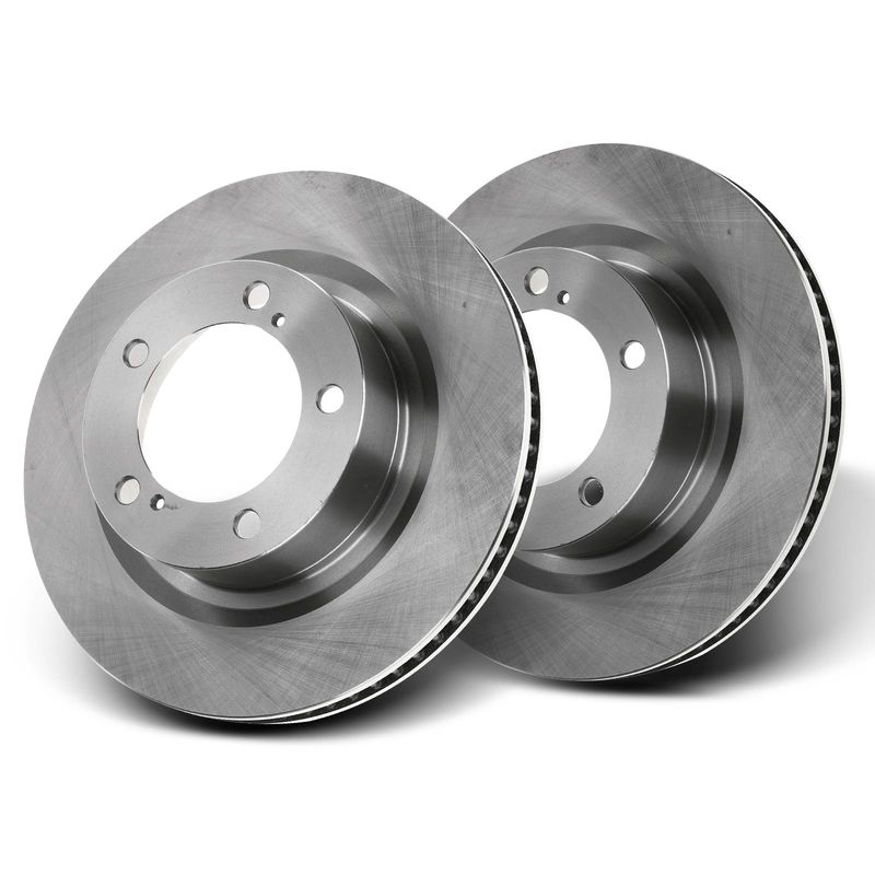 Front Disc Brake Rotors for Toyota Land Cruiser 16-21 Sequoia Tundra Lexus LX570