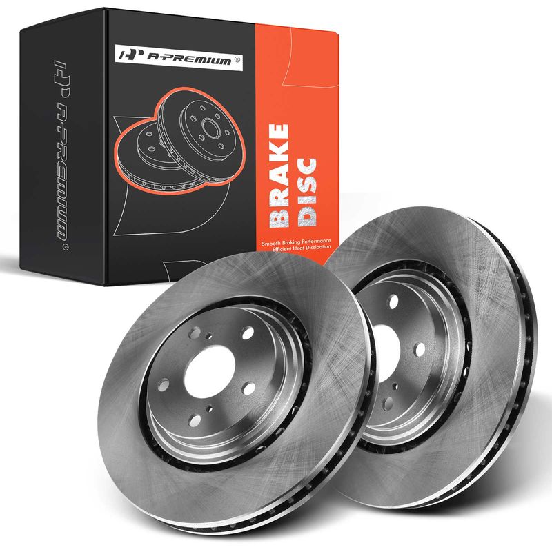 Front Disc Brake Rotors for Toyota Highlander 2008-2019 Sienna Lexus NX300 RX350