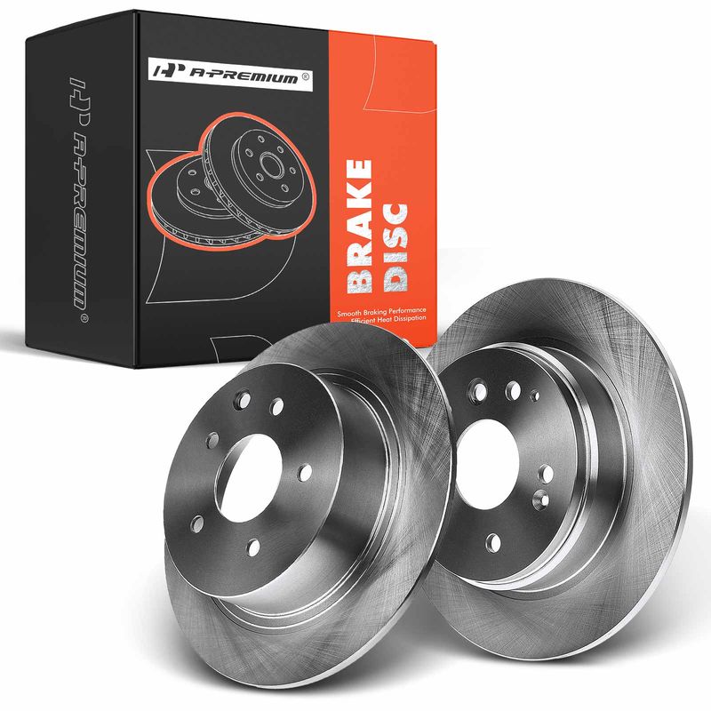 Rear Disc Brake Rotors for Nissan Altima 02-21 Juke 11-17 Maxima 04-08 Sentra