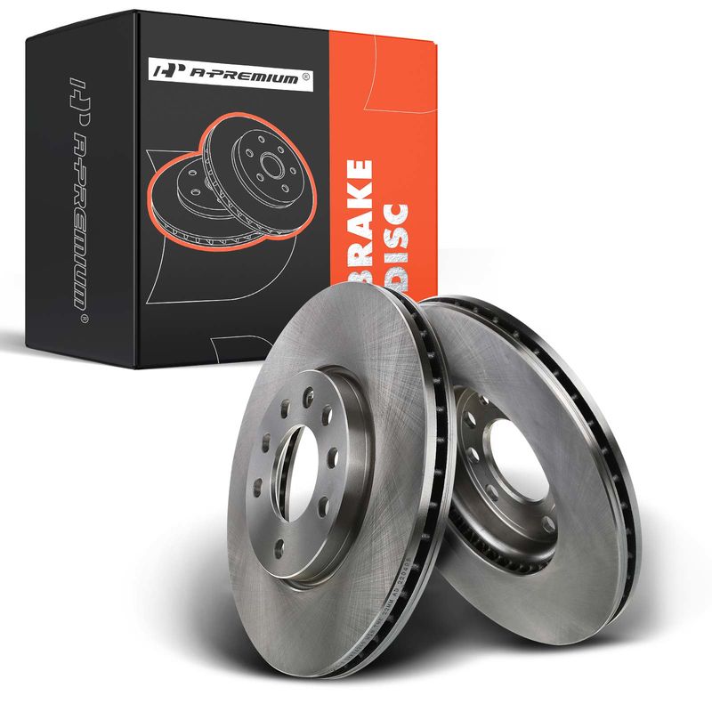 Front Disc Brake Rotors for Saab 9-3 2003-2010 L4 2.0L