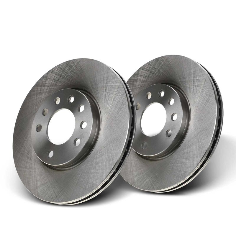 Front Disc Brake Rotors for Saab 9-3 2003-2010 L4 2.0L