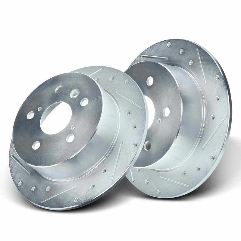 Rear Drilled Brake Rotors for Toyota Camry 07-11 Avalon 08-12 Lexus ES350