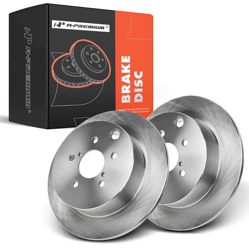 Rear Disc Brake Rotors for Subaru Crosstrek 16-20 Forester Impreza XV Crosstrek