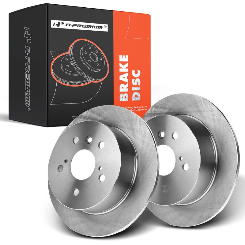 Rear Disc Brake Rotors for Toyota Camry 2012-2017 Avalon Lexus ES300h 2.5L 3.5L