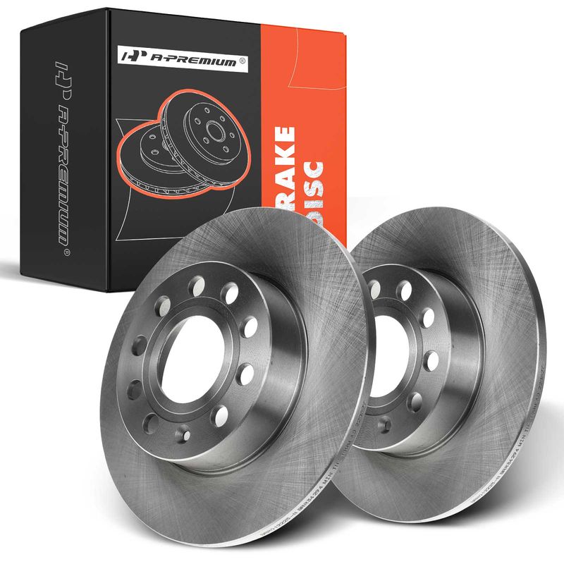 Rear Disc Brake Rotors for Volkswagen Jetta 05-10 Golf Rabbit Audi A3 A3 Quattro