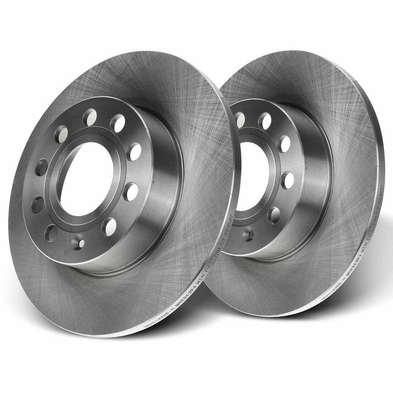 Rear Disc Brake Rotors for Volkswagen Jetta 05-10 Golf Rabbit Audi A3 A3 Quattro