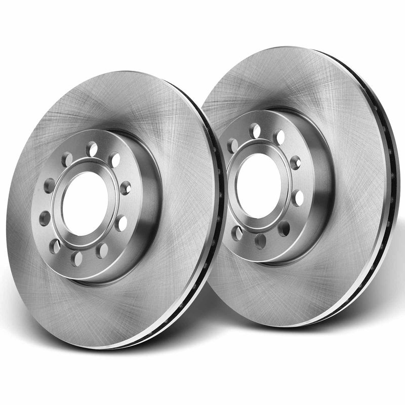 Front Disc Brake Rotors for Volkswagen Jetta 05-20 Beetle Golf Rabbit Audi A3