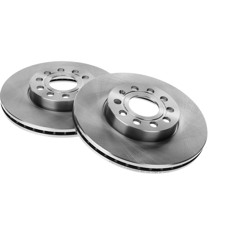 Front Disc Brake Rotors for Volkswagen Jetta 05-20 Beetle Golf Rabbit Audi A3