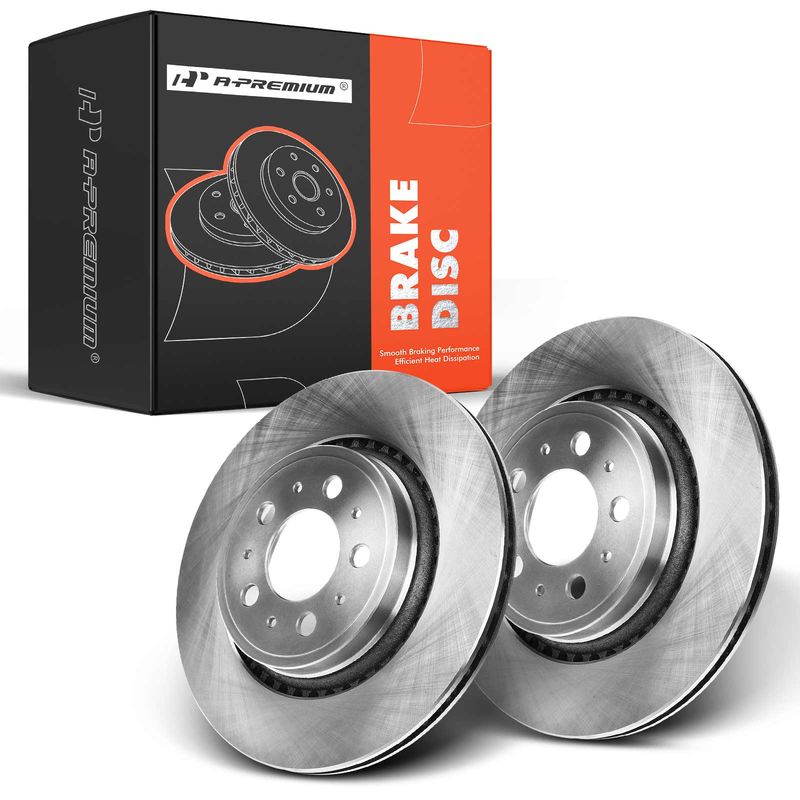 Rear Disc Brake Rotors for Volvo XC90 2003-2014 Sport Utility 5Lug