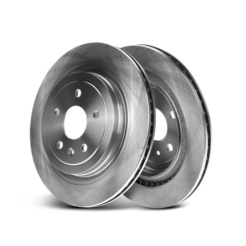 Rear Disc Brake Rotors for Cadillac CTS 2008-2014 339mm Heavy Duty Brakes J55
