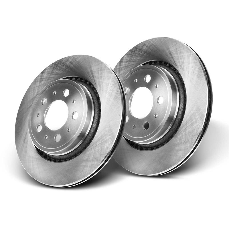 Rear Disc Brake Rotors for Volvo XC90 2003-2014 Sport Utility 5Lug