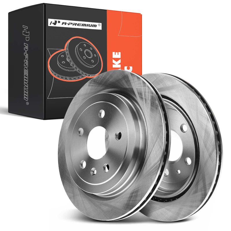 Rear Disc Brake Rotors for Cadillac CTS 2008-2019 Chevrolet Camaro 2010-2015