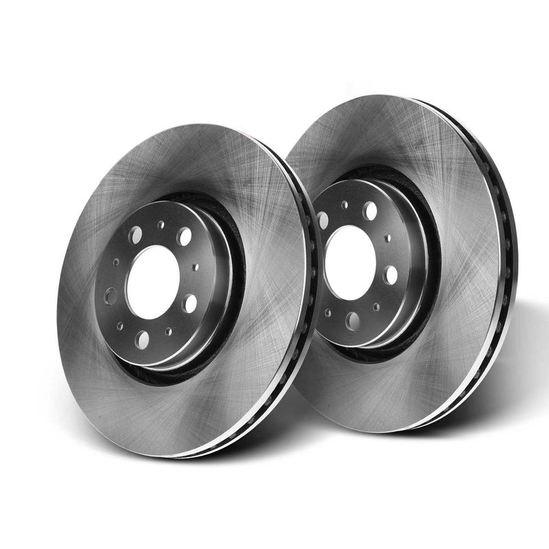 Front Disc Brake Rotors for Volvo XC90 2003-2014 2.5L S60 2008-2009 5-Lug