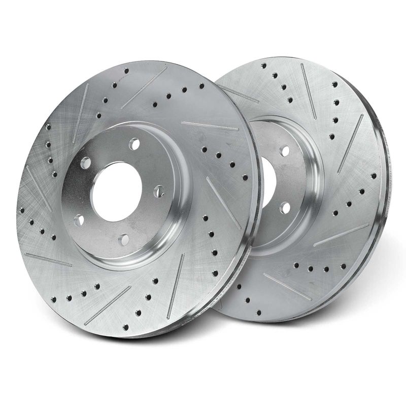 Front Drilled Brake Rotors for Nissan Frontier Pathfinder Xterra Suzuki Equator