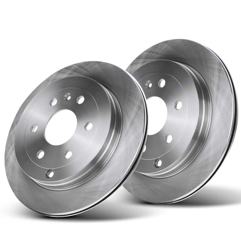 Rear Disc Brake Rotors for Chevrolet Traverse 2009-2017 GMC Acadia 2007-2017