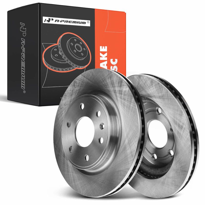 Front Disc Brake Rotors for Chevrolet Traverse 09-17 GMC Acadia Enclave Saturn