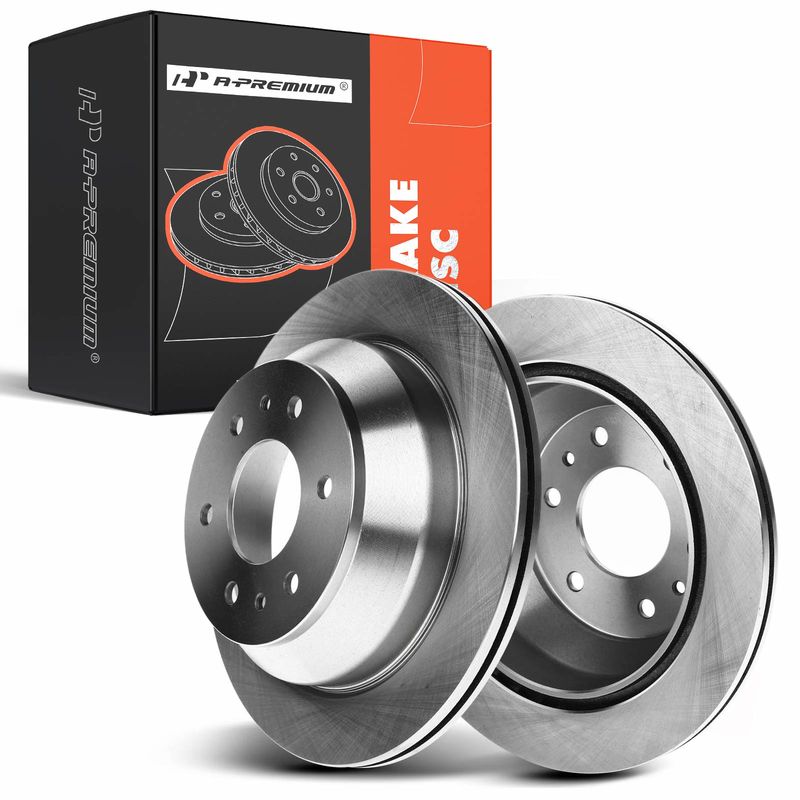 Rear Disc Brake Rotors for Chevrolet Trailblazer 02-09 GMC Buick Oldsmobile Saab