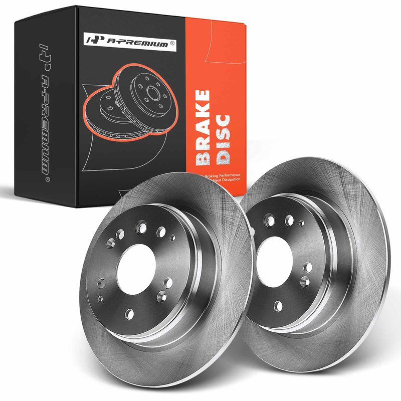 Rear Disc Brake Rotors for Acura TL 2004-2008 Honda Element 2003-2011