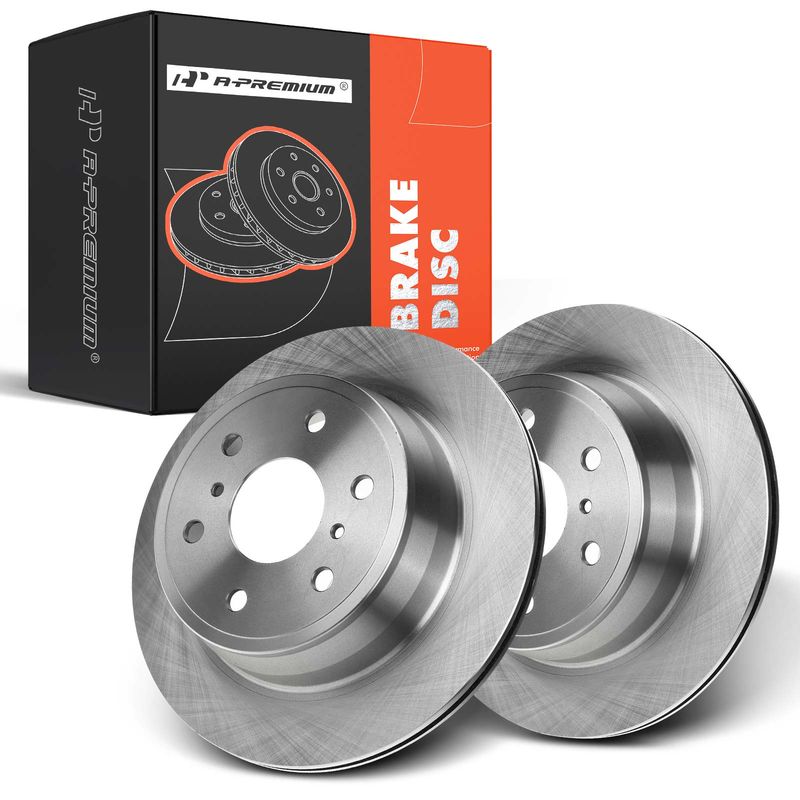 Rear Disc Brake Rotors for Chevrolet Silverado 1500 08-19 GMC Cadillac