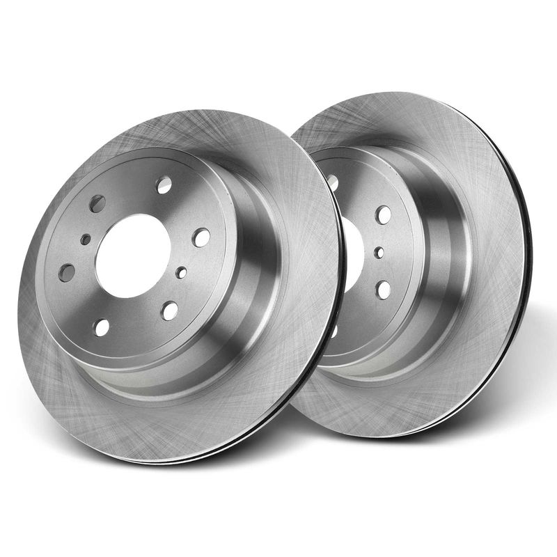 Rear Disc Brake Rotors for Chevrolet Silverado 1500 08-19 GMC Cadillac