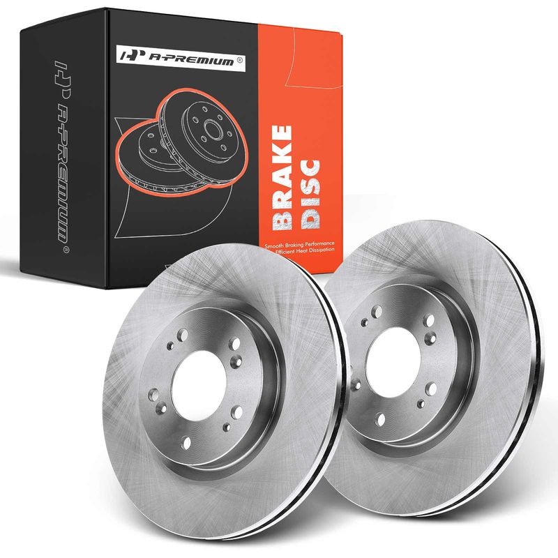 Front Disc Brake Rotors for Chrysler 200 2011-2014 Jeep Patriot 2007-2017 Dodge
