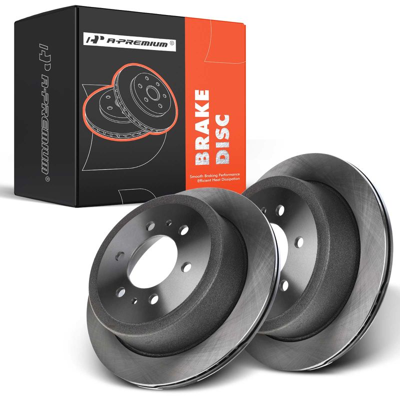Rear Disc Brake Rotors for Ford F-150 2004-2011 Lincoln Mark LT 2006-2008 6-Lug