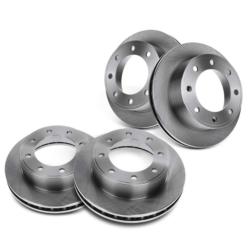 Front & Rear Disc Brake Rotors for Ford F-250 F-350 Super Duty 99-04 Excursion