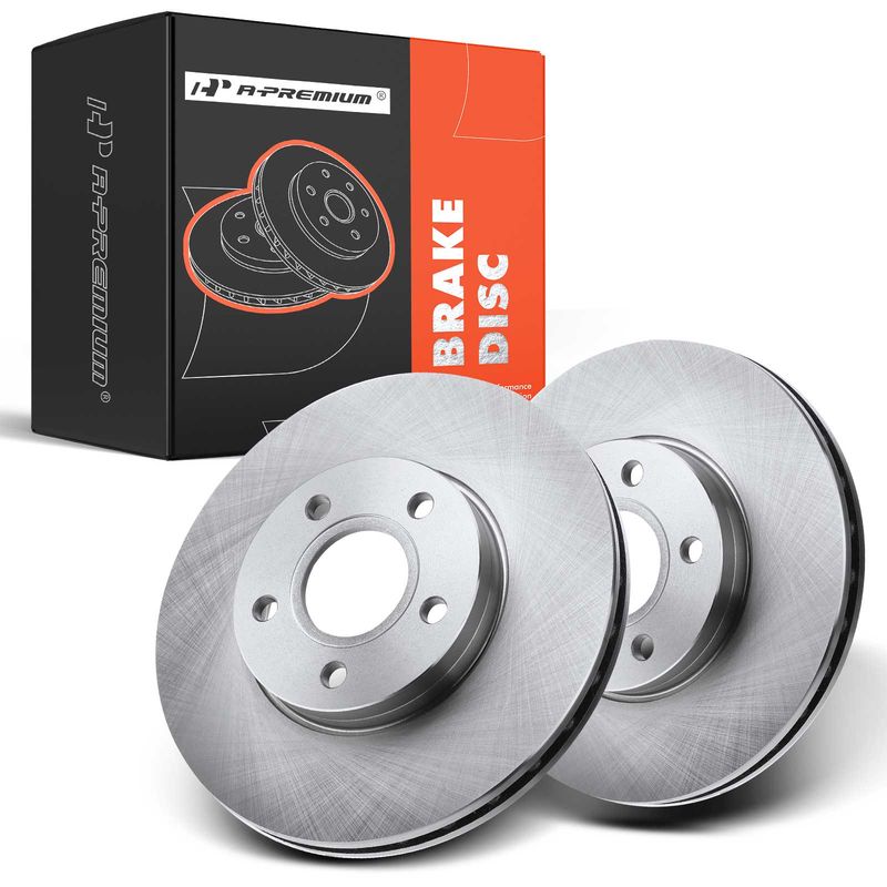 Front Disc Brake Rotors for Ford Focus 2012-2018 Volvo S40 2004-2012 5 Lugs