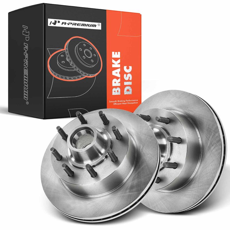 Front Disc Brake Rotors for Ford E-150 2007 E-250 03-07 F-350 Super Duty 99-07