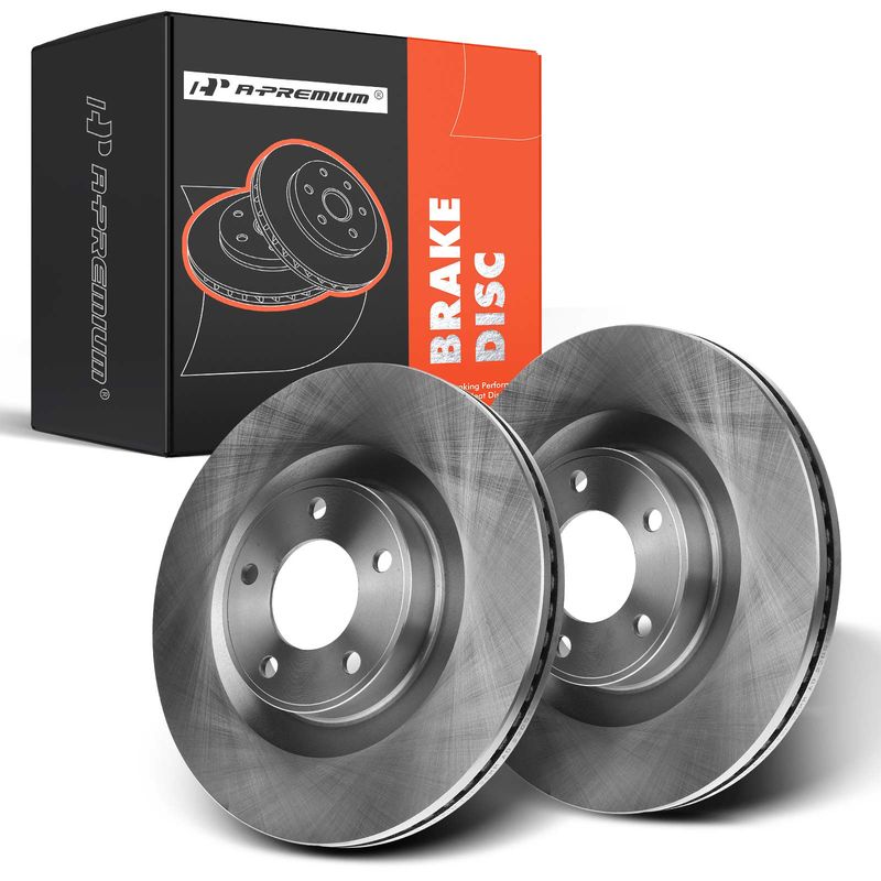Front Disc Brake Rotors for Ford Edge 2007-2014 Lincoln MKX 2007-2015 AWD 320mm